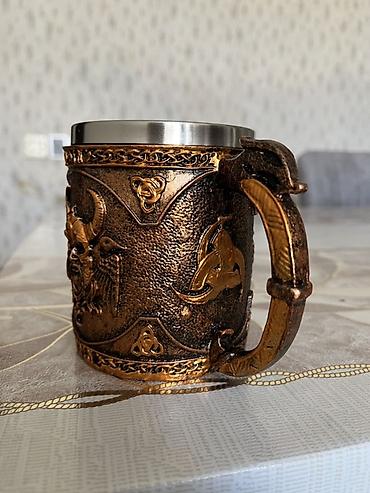 Fincanlar, rəng - Qızılı, Metal, 1 əd - şəkil 4