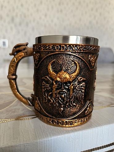 Fincanlar, rəng - Qızılı, Metal, 1 əd - şəkil 2