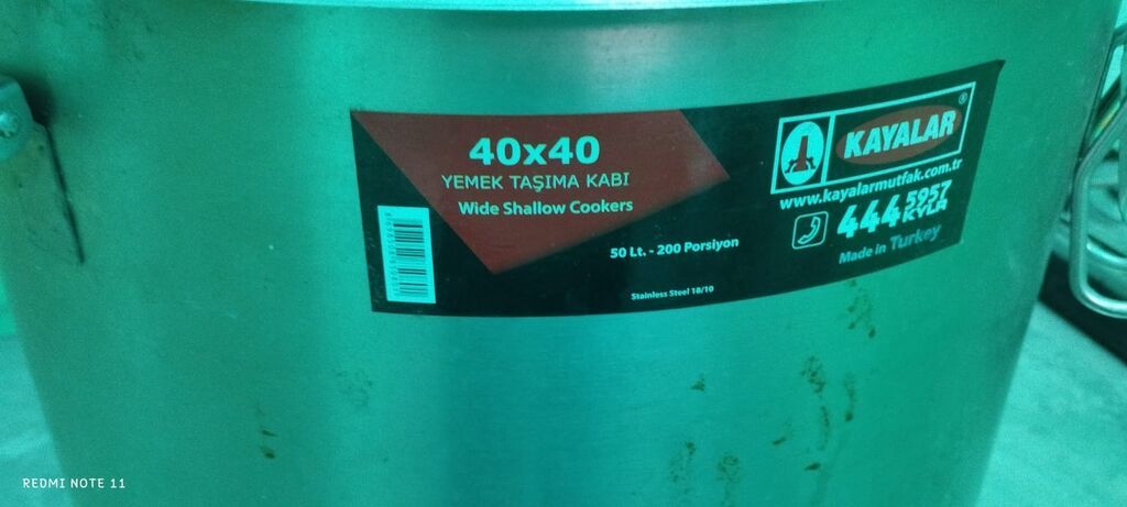 Qazan, Paslanmayan polad, 5-dən çox l, Türkiyə