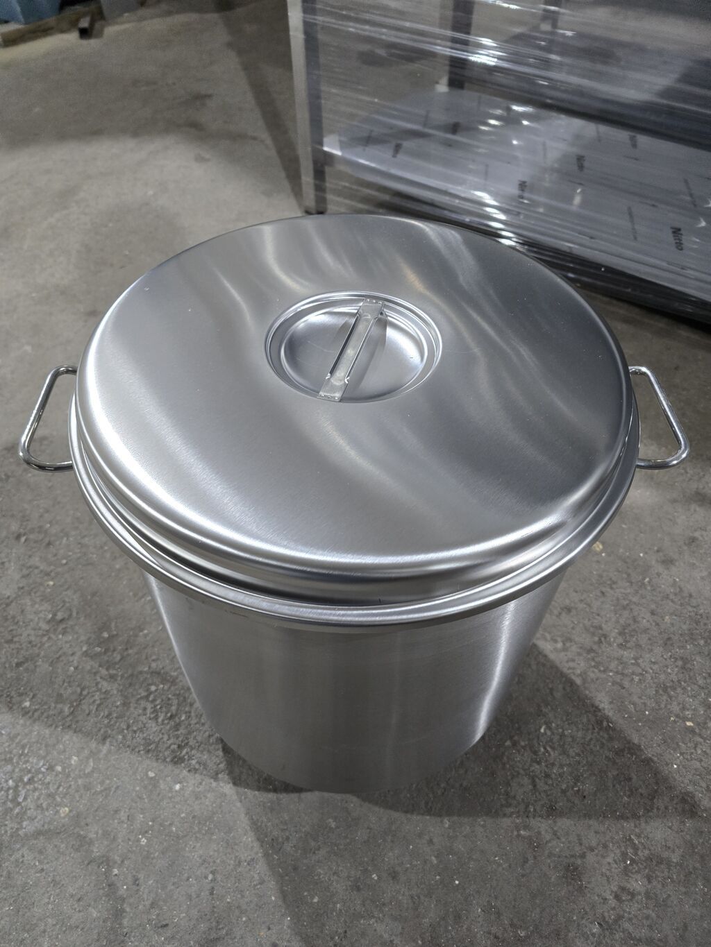 Qazan, rəng - Gümüşü, Paslanmayan polad