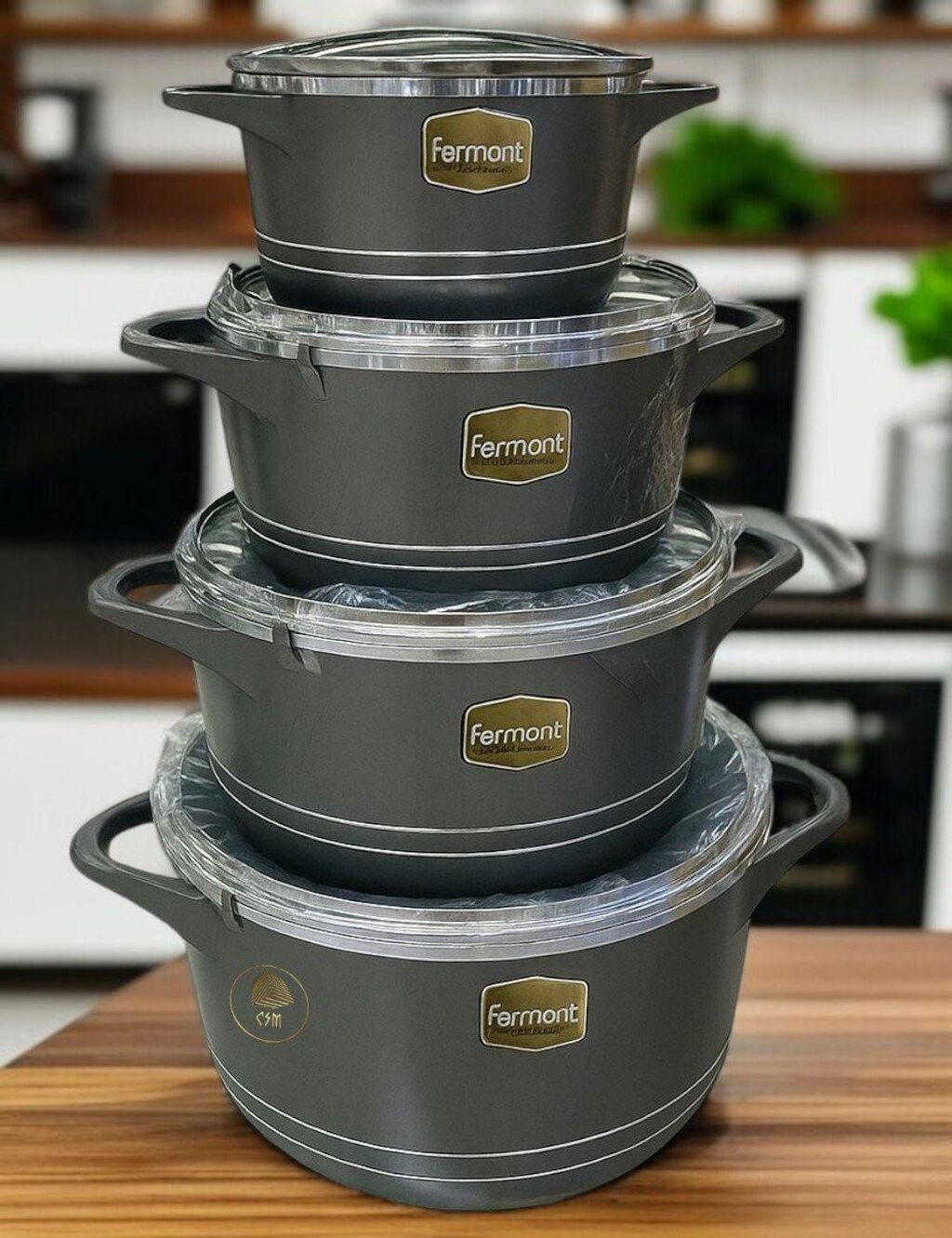 Qazan, rəng - Boz, Alüminium