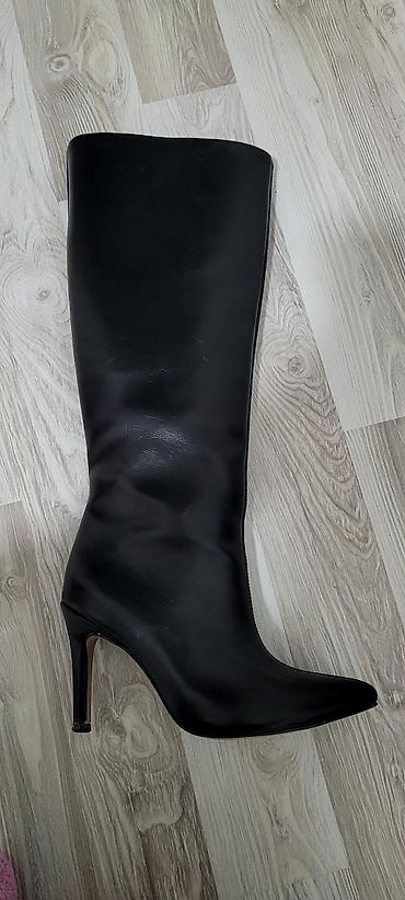 Çəkmə, Ölçü: 39, rəng - Qara, Yeni - şəkil 4