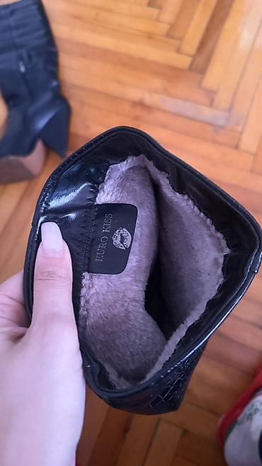 Çəkmə, Ölçü: 37, rəng - Qara, Yeni - şəkil 5