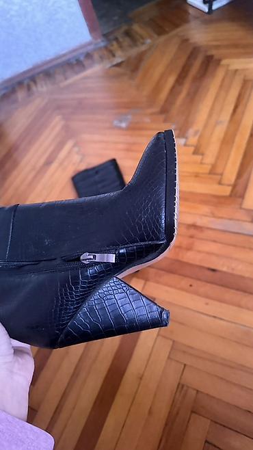 Çəkmə, Ölçü: 37, rəng - Qara, Yeni - şəkil 4