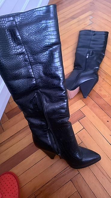 Çəkmə, Ölçü: 37, rəng - Qara, Yeni - şəkil 3