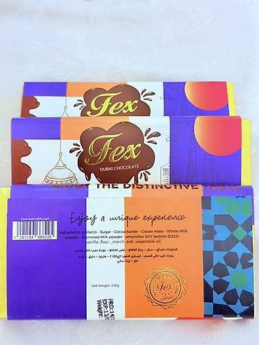 Fex Dubai Chocolate – fıstıqlı şokolad plitəsi - Brend: Fex (Dubai - şəkil 3