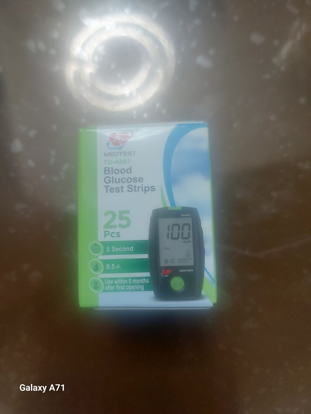 MedTest TD-4267 qlükoza ölçüm zolaqları - Qutuda: 25 ədəd - Nəticə