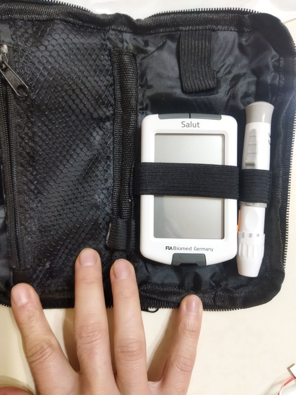 Salut qlükometr dəsti – FLA Biomed Germany Az işlənib heç bir problemi