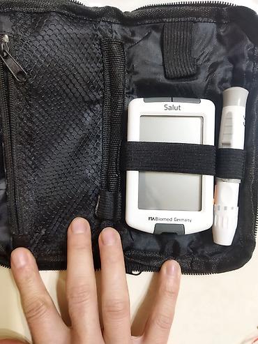 Salut qlükometr dəsti – FLA Biomed Germany Az işlənib heç bir problemi - şəkil 3