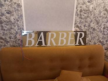Barber reklamı.Yenidir.Orqsteklo (plastik) material ilə - şəkil 4