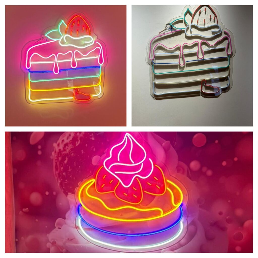 Məhsul: Neon işıqlar – desert/kofe məkanları üçün dekor - Şəkilli