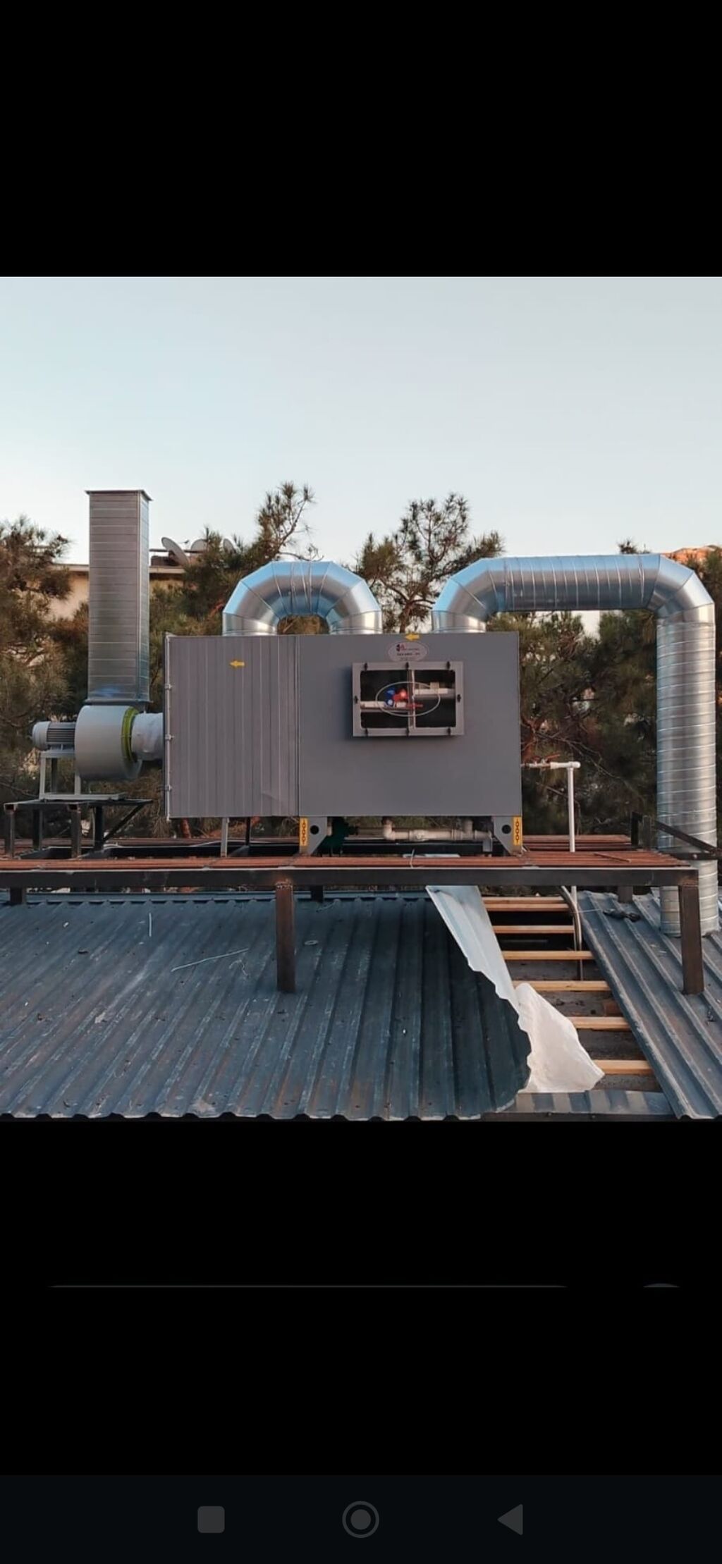 ( Tüstü Tutucu Filterlerin ) Elektrostatik Matorlarin Quraşdirilmasi