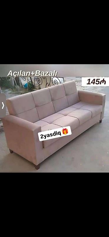 Divan, Qonaq otağı üçün, Parça, Bazalı, Açılan - şəkil 5