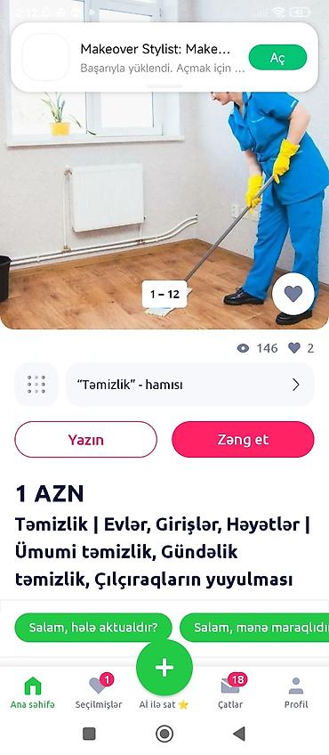 Xidmət: Peşəkar təmizlik Tətbiq sahələri: - Ev və mənzillərin - şəkil 3