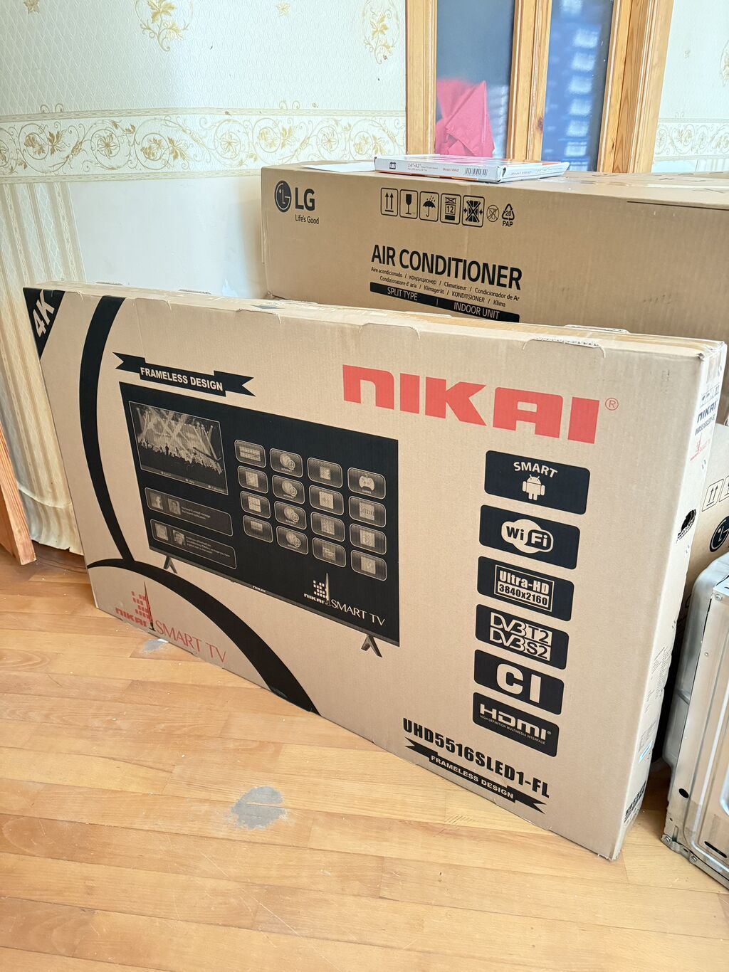 Yeni Televizor Nikai 55" 4K (3840x2160), Ünvandan götürmə