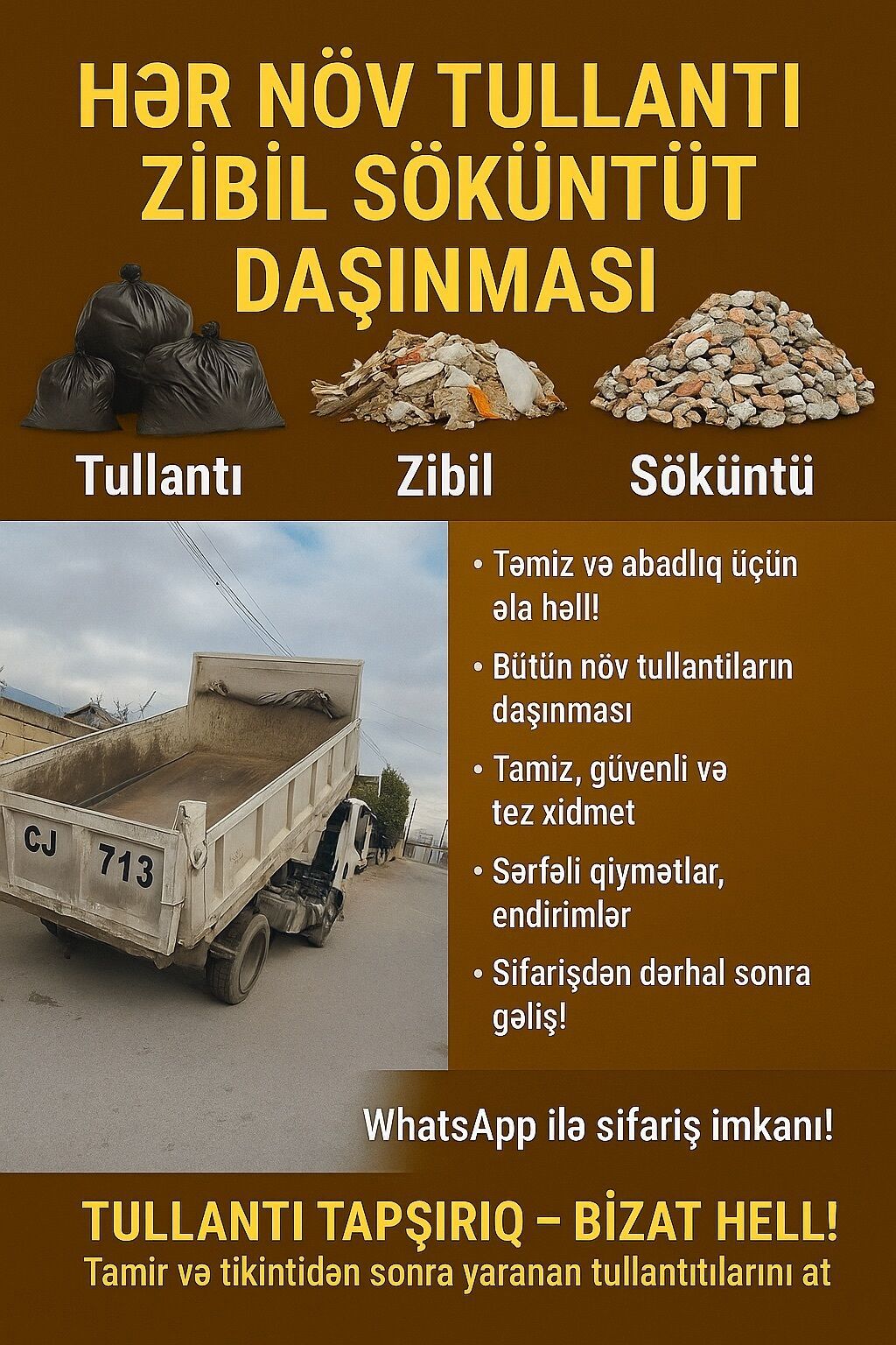 Təmizlik | Girişlər, Həyətlər, Kafe, mağazalar | Təmirdən sonra təmizlik