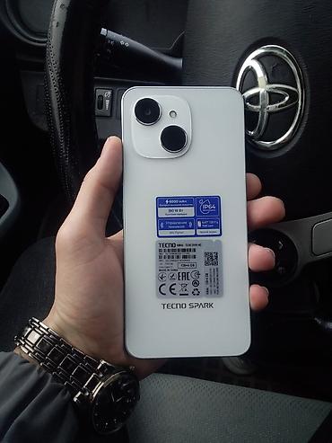 Tecno Spark 20C, 128 GB, rəng - Ağ, Barmaq izi - şəkil 4