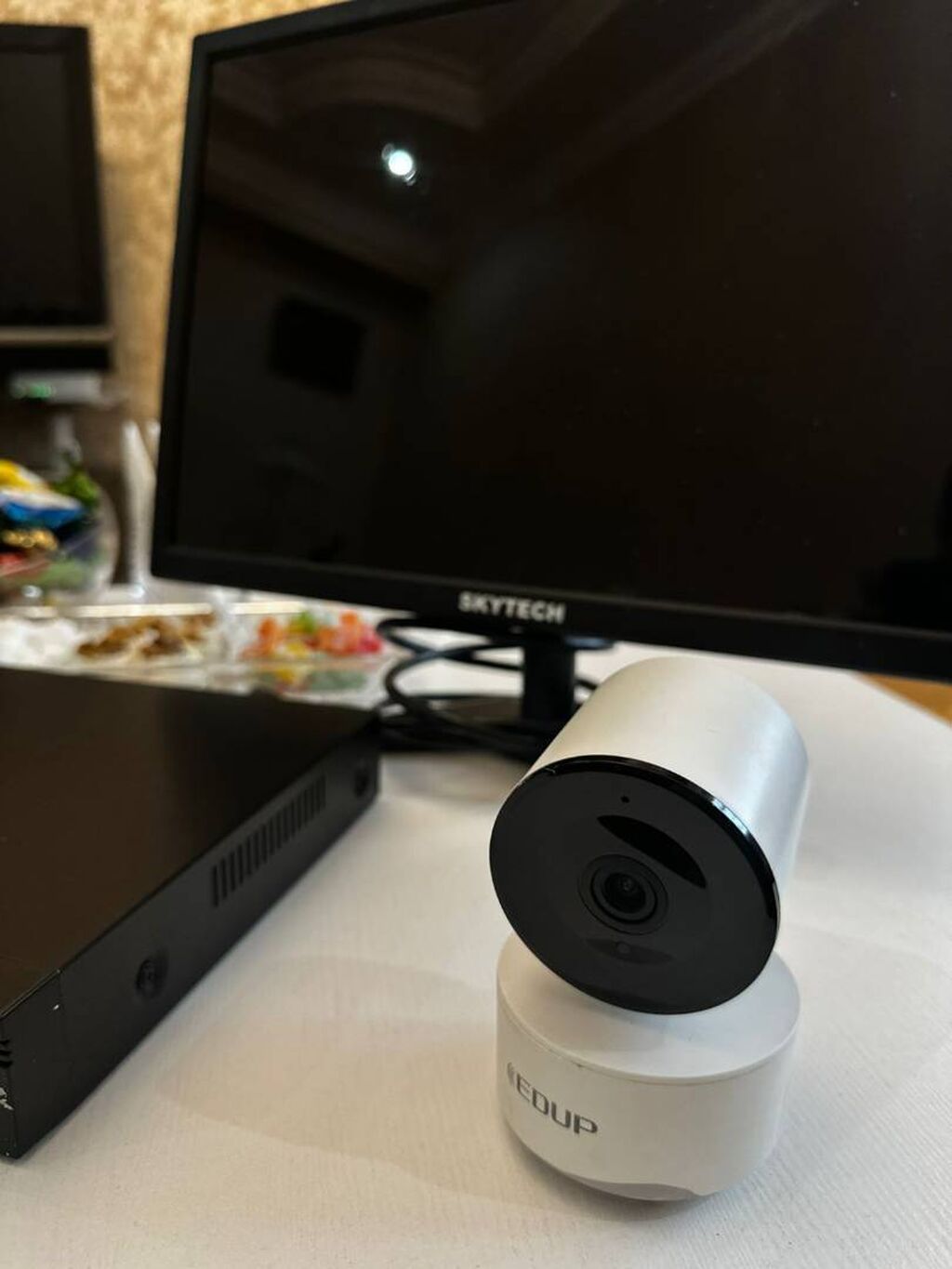 Ideal veziyyetde EDUP Təhlükəsizlik Kamerası – 360!Hər tərəfə fırlanan