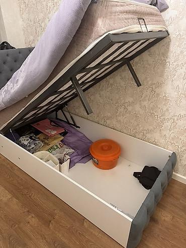 Təknəfərlik çarpayı, Bazalı, Matras ilə, Siyirməsiz, Azərbaycan - şəkil 3