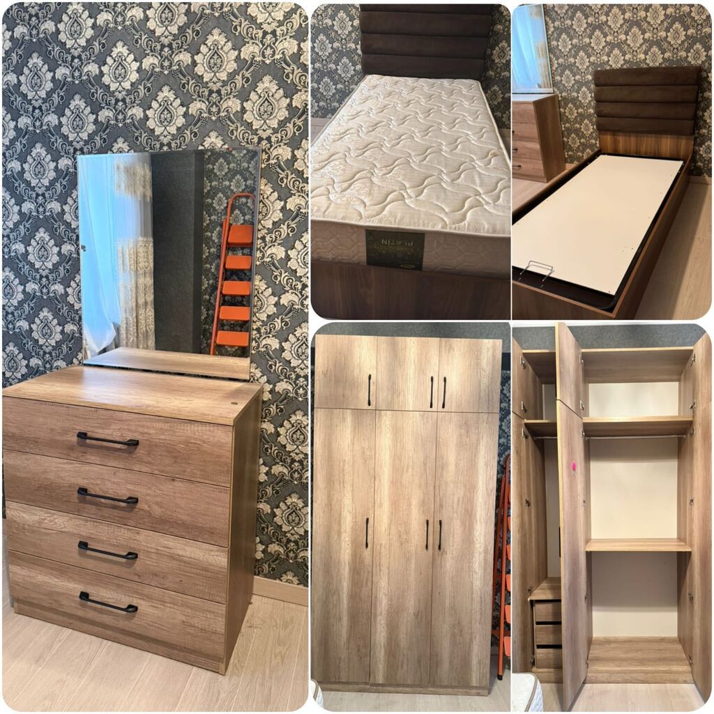 Genc odasi 450 aznm.Yataq bazalidir+ortapedik matrasli .Tek tek satisi