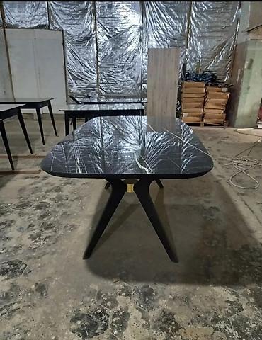 Qonaq masası, Yeni, Açılan, Mərmər, Dördbucaq masa - şəkil 2