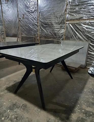 Qonaq masası, Yeni, Açılan, Mərmər, Dördbucaq masa - şəkil 3