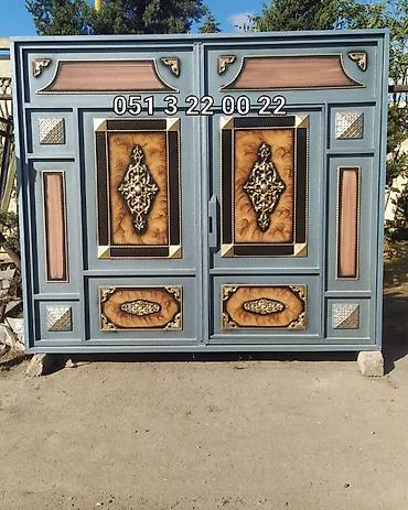 680 manatdan bawlayan qiymetlerle Demir qapilar darvazalar eni 3metir - şəkil 3