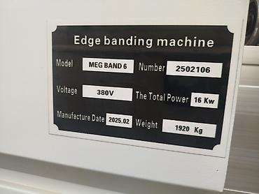 Kənar yapışdırma dəzgahı – MEG BAND 6 Texniki göstəricilər: - Model - şəkil 3