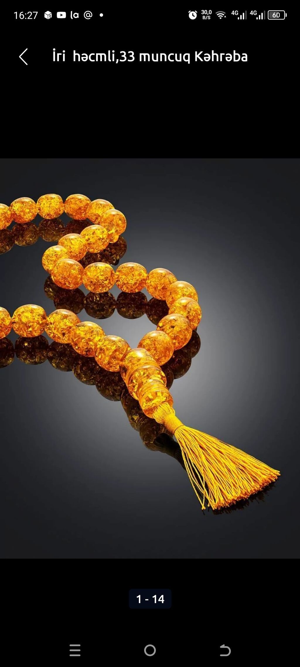 Özünüzə və yaxınlarınıza, nəsildən nəslə keçən əsil kəhrəba hədiyyə