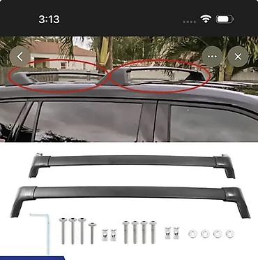 Toyota Highlander (2020-2023) üçün dam relsləri – eninə barlar - şəkil 3