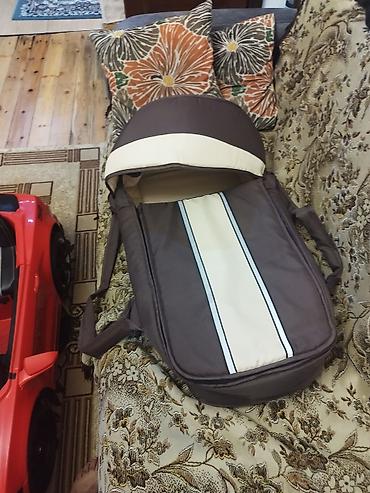 Körpələr üçün nəzərdə tutulmuş bu daşıyıcı bələk, qəhvəyi və krem - şəkil 4