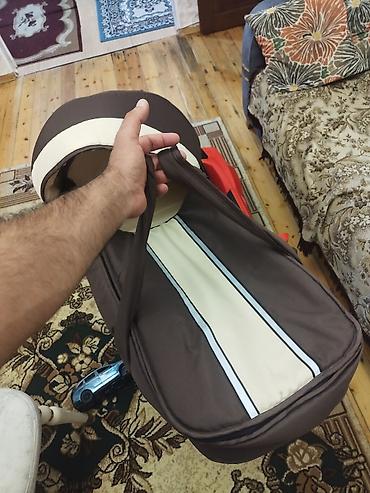 Körpələr üçün nəzərdə tutulmuş bu daşıyıcı bələk, qəhvəyi və krem - şəkil 5