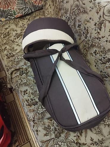 Körpələr üçün nəzərdə tutulmuş bu daşıyıcı bələk, qəhvəyi və krem - şəkil 3