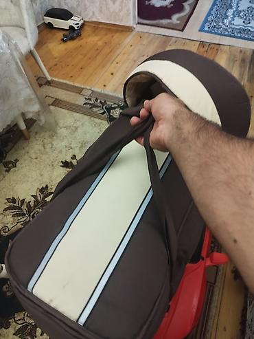 Körpələr üçün nəzərdə tutulmuş bu daşıyıcı bələk, qəhvəyi və krem - şəkil 2