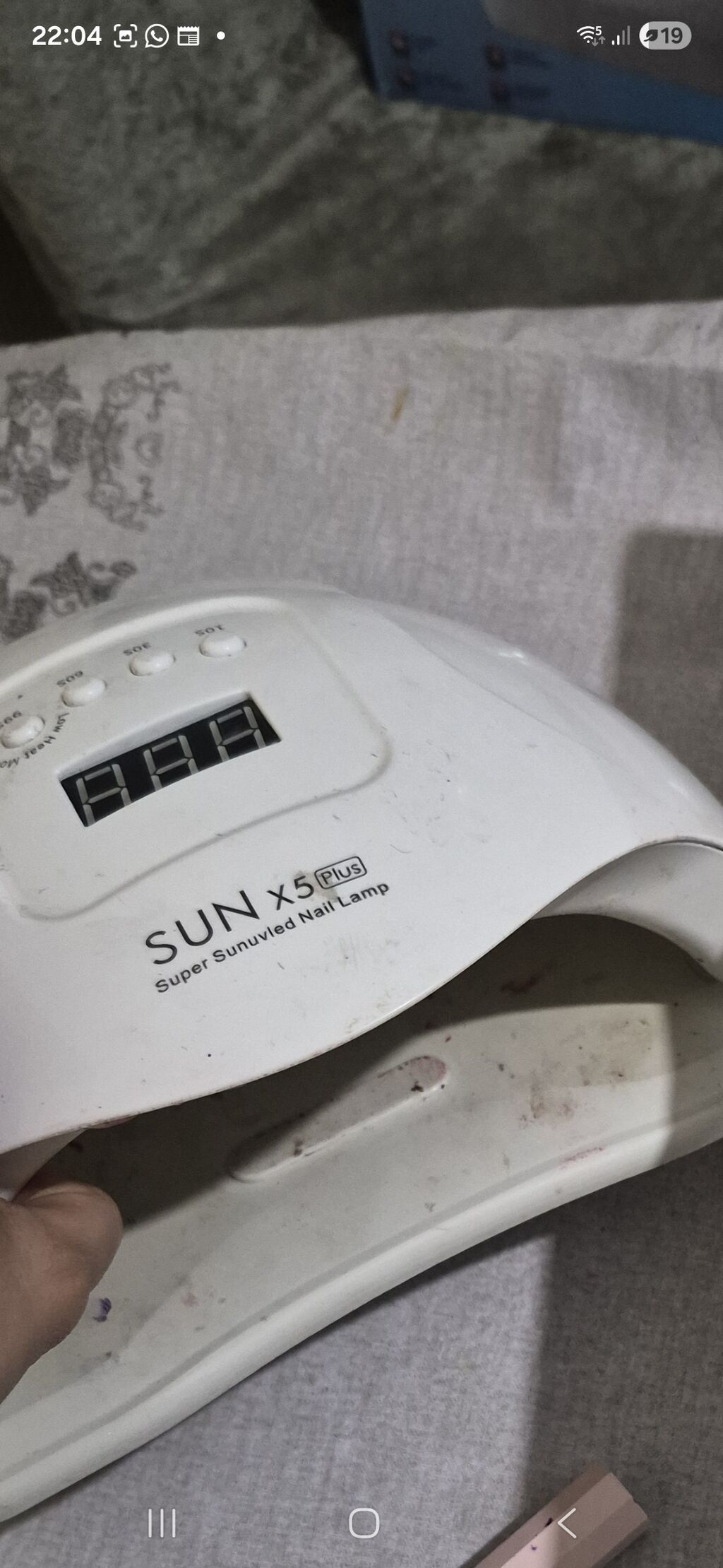 SUN X5 Plus – UV/LED dırnaq lampası - Model: SUN X5 Plus (Super