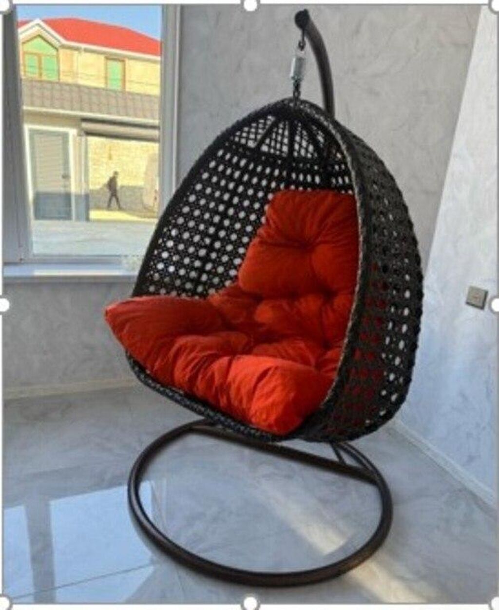 Oturacaq-yelləncək, Zontiksiz, Həsir toxunuşlu