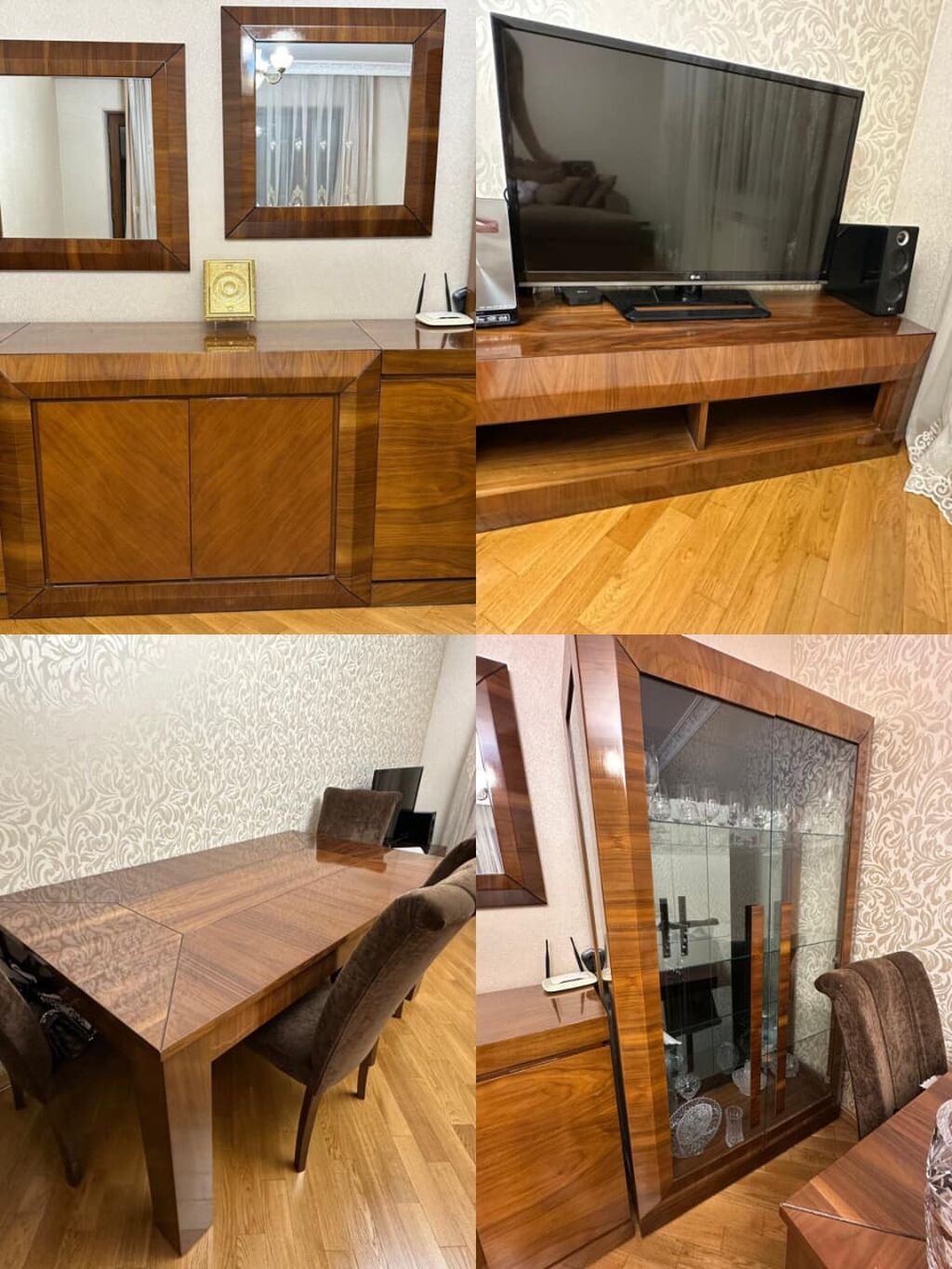 Qonaq dəsti. Kasabella qonaq desti. Təmiz taxtadır. Defekt yoxdur