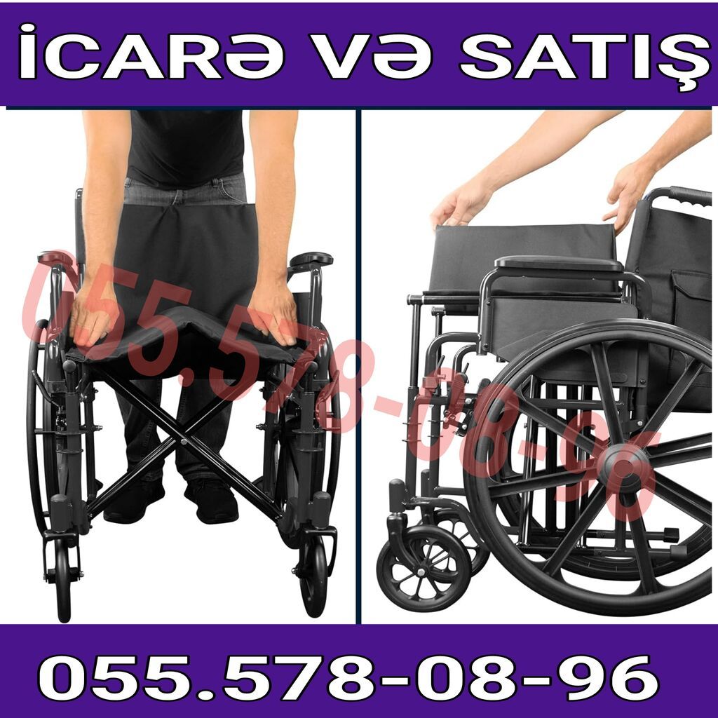 İcarə və satış üçün əlil arabası - Yığıla bilən konstruksiya