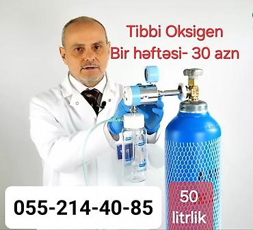 Tibbi Oksigen Balonu icarəsi və satışı Xəstələrin ev şəraitində - şəkil 3