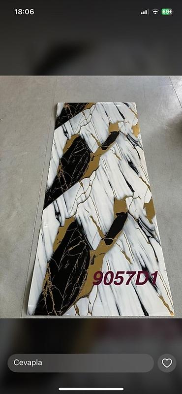 Məhsul: Dekorativ PVC yapışqanlı örtük – mərmər effektli panellər - şəkil 3
