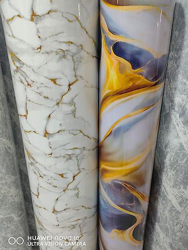 Hamam ucun kafel evezi mermer paneller . Suvaqin ustunden kafelin - şəkil 5