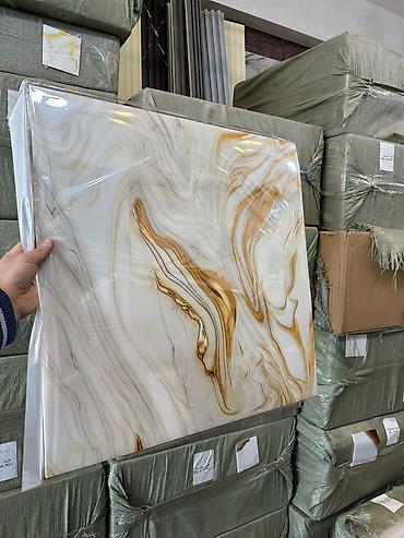 Mermer effekti veren . Turkiyenindi Pvc divar kagizlarinin - şəkil 5