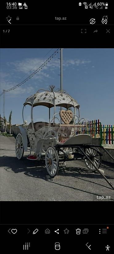 Fayton satılır Qədimi dizaynda, dəmir konstruksiya ilə yığılmış fayton - şəkil 2