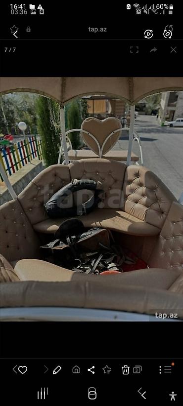 Fayton satılır Qədimi dizaynda, dəmir konstruksiya ilə yığılmış fayton - şəkil 5