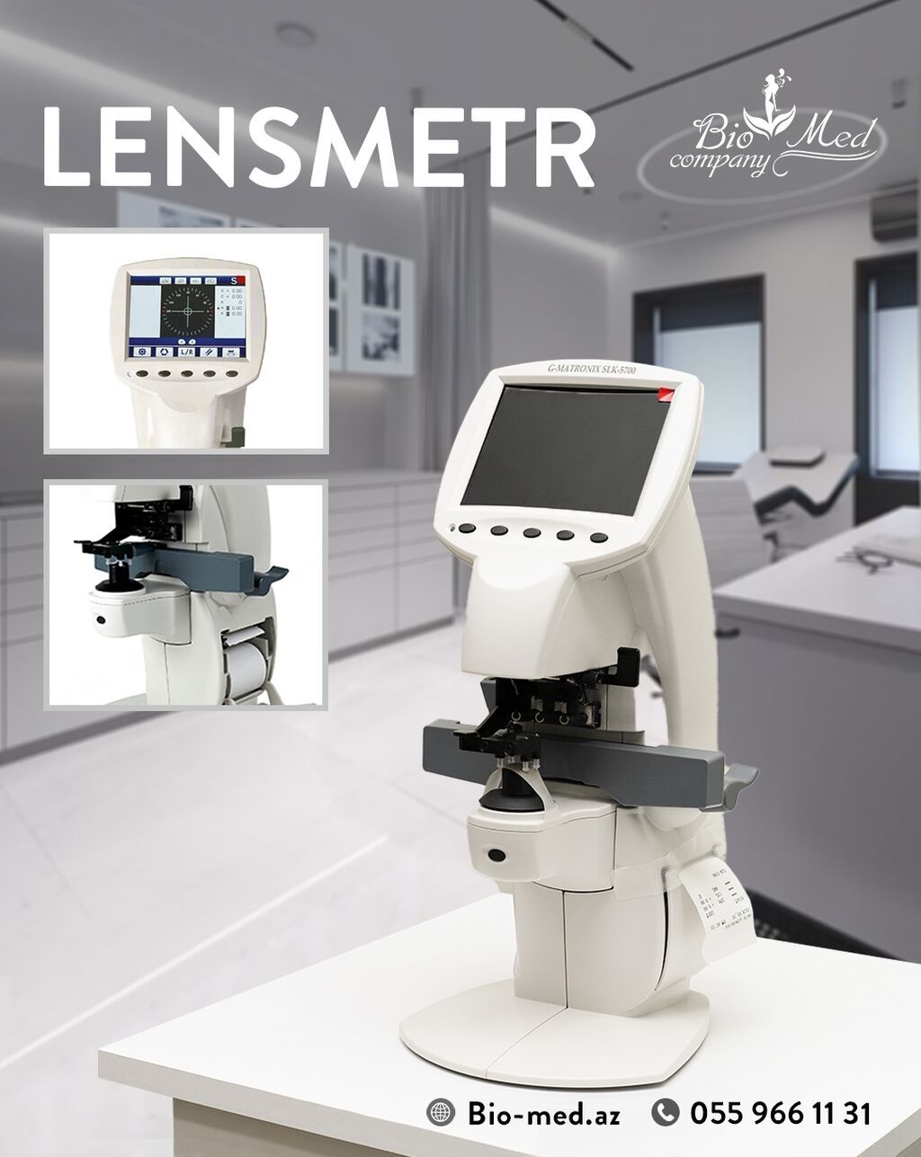 LENSMETR – G-MATRONIK SLK-5700 Optik salonlar və oftalmoloji
