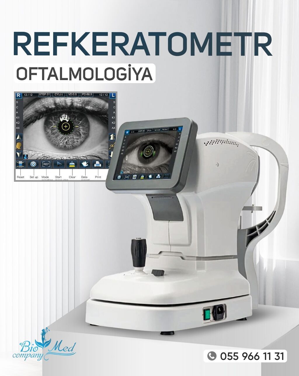 Refraktometr – oftalmologiya üçün avadanlıq - Avtomatik refraksiya və