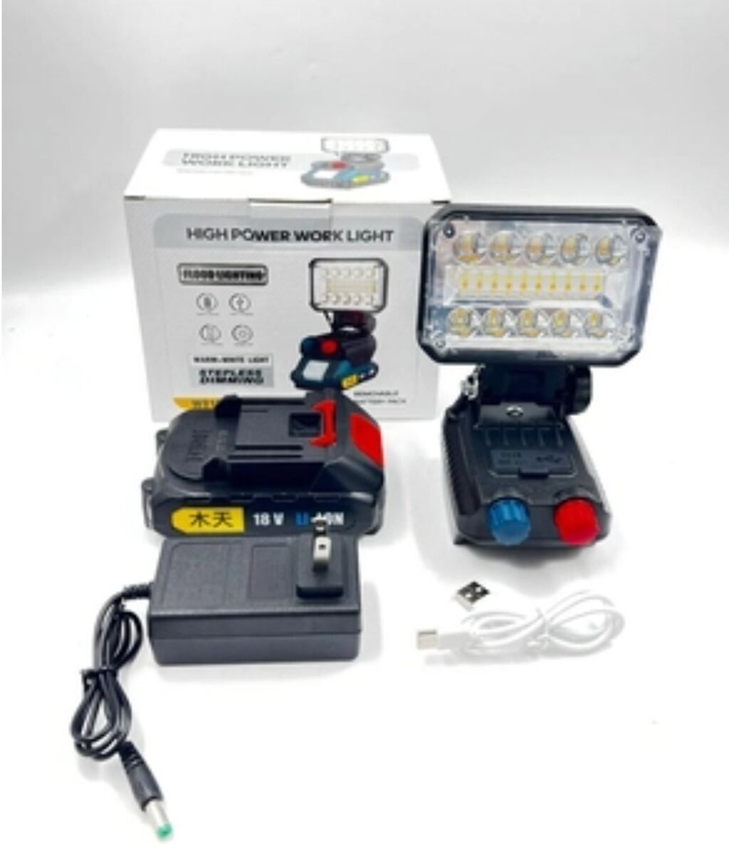 Portativ LED işıq projektoru (work light) 🔦 Əsas xüsusiyyətlər 🔹Model