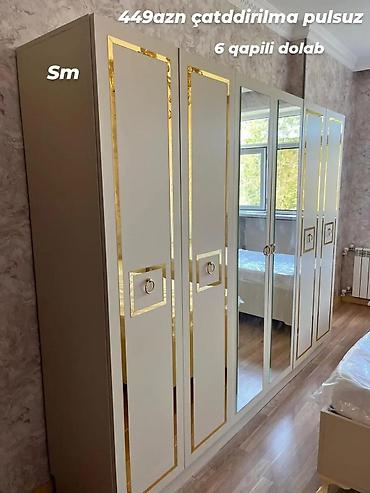 *6 Qapılı Dolab* – Sifarişlə Hazırlanır Ölçü: 240 × 47 × 200 Rəng - şəkil 3