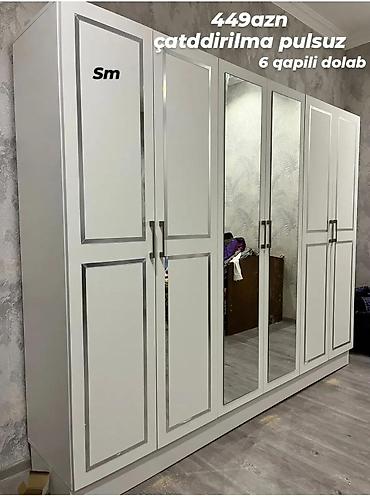 *6 Qapılı Dolab* – Sifarişlə Hazırlanır Ölçü: 240 × 47 × 200 Rəng - şəkil 4