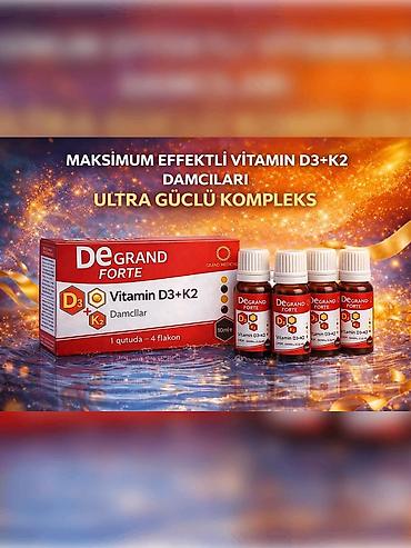 Vitamin kompleksi Grand Medicine De Grand Forte D3+K2, 4x10 ml - şəkil 3